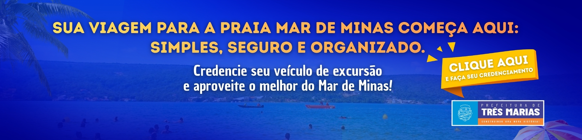 Cadastro de Veículos de Excursão na Praia Mar de Minas